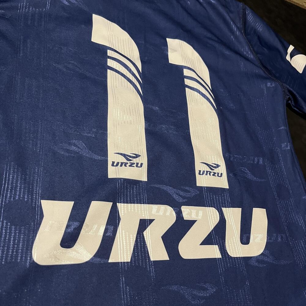 URZU Cusco Soccer Jersey Mens Medium Blue Cusqueña Sponsor 11 Machu Picchu - Picture 14 of 16